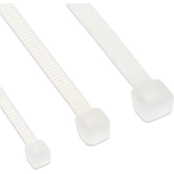 InLine Tie-wraps - 250 x 4,8mm - 100 stuks - Wit