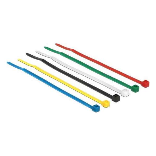 Kabelbinder Delock 100mm 100Stk farbig Kabelbinder Delock 100mm 100Stk farbig