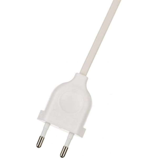 Bailey 2M Aansluitleiding met steker, Wit, 2x0.75MM Bailey 2M Aansluitleiding met steker, Wit, 2x0.75MM