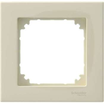 Schneider Electric System-M afdekraam 1-voudig crème
