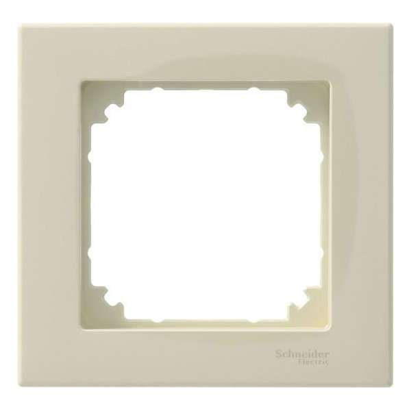 Schneider Electric System-M afdekraam 1-voudig crème Schneider Electric System-M afdekraam 1-voudig crème