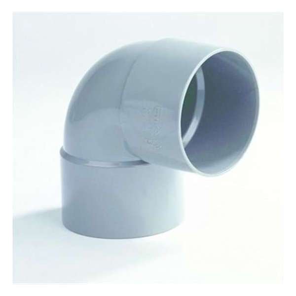 Dyka Korte bocht 2x lijmmof 90° PVC keurmerk BRL52100 32mm Dyka Korte bocht 2x lijmmof 90° PVC keurmerk BRL52100 32mm