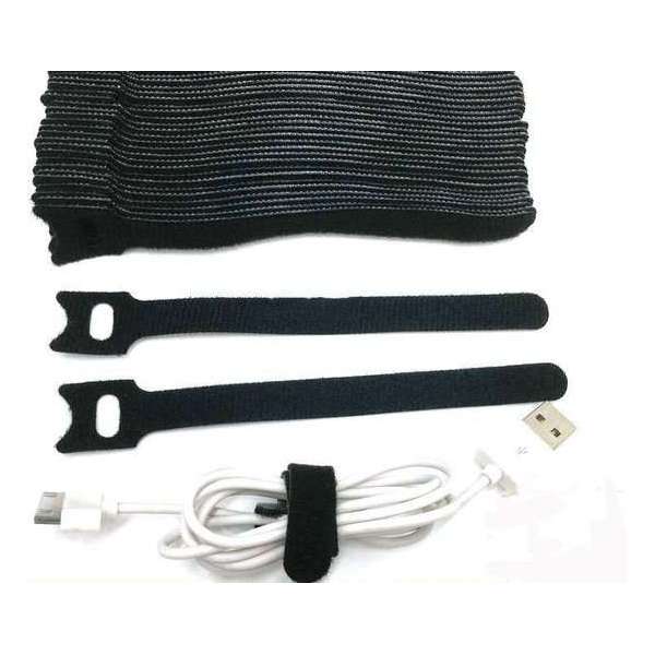Klittenband kabelbinder-TY RAP-tie rap -20 stuks zwart-12x200 mm-bundelbandje-bindbandje- trekbandje- snelbinder, Klittenband kabelbinder-TY RAP-tie rap -20 stuks zwart-12x200 mm-bundelbandje-bindbandje- trekbandje- snelbinder,