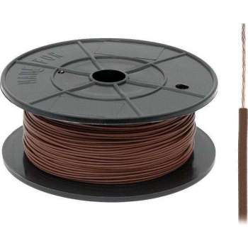 FLRY -B kabel - 1x 1,00mm - Bruin - Per meter