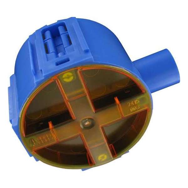 ABB - Inbouwdoos - Hafobox - 50mm - 5/8inch - Incl. Deksel - Blauw - BSE ABB - Inbouwdoos - Hafobox - 50mm - 5/8inch - Incl. Deksel - Blauw - BSE