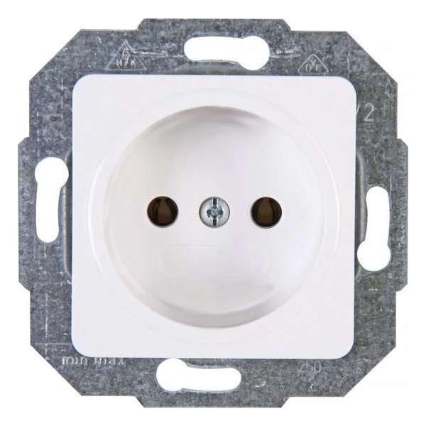 KOPP type Cadiz enkel stopcontact zonder randaarde | WIT KOPP type Cadiz enkel stopcontact zonder randaarde | WIT