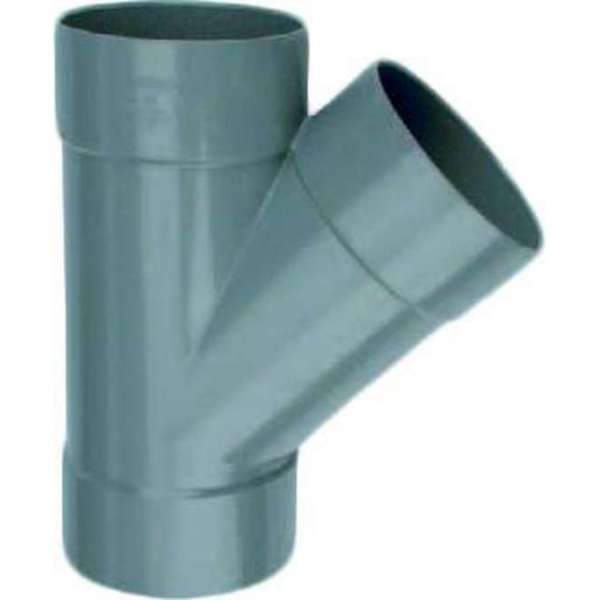 Wavin PVC T-Stuk 45° 3 x mof 40mm Wavin PVC T-Stuk 45° 3 x mof 40mm