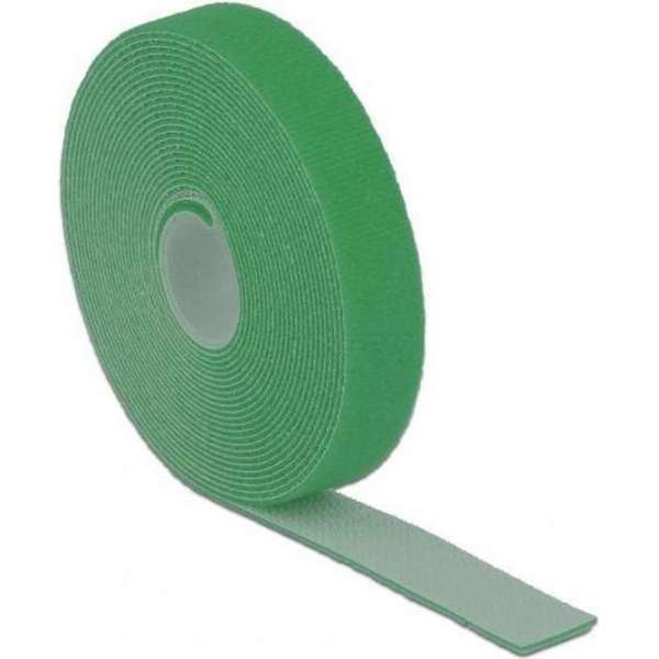 Kabelbinder Delock klittenband 5000x20mm 1x Rol groen Kabelbinder Delock klittenband 5000x20mm 1x Rol groen