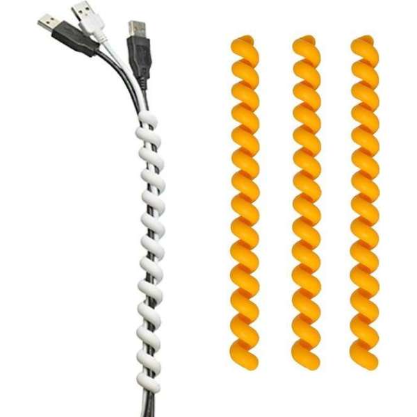 Kabels bundelen met Cable Twister geel | 3-pack Kabels bundelen met Cable Twister geel | 3-pack
