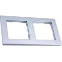 Peha Aura Inbouw Afdekplaat - 2-voudig - Aluminium