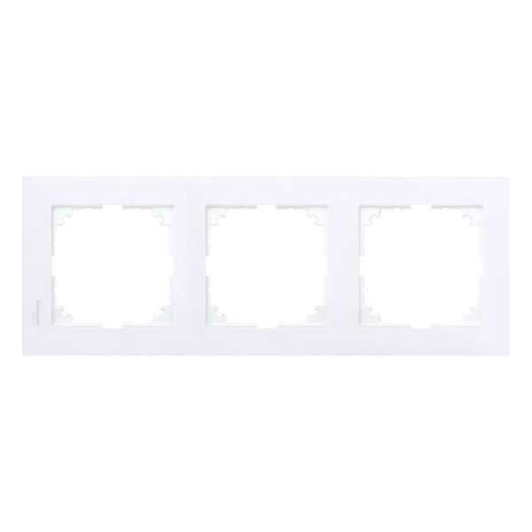 Schneider Electric System-M Pure afdekraam 3 Voudig Wit Schneider Electric System-M Pure afdekraam 3 Voudig Wit