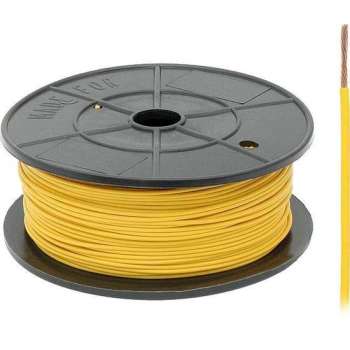FLRY -B kabel - 1x 0,75mm - Geel - Per meter