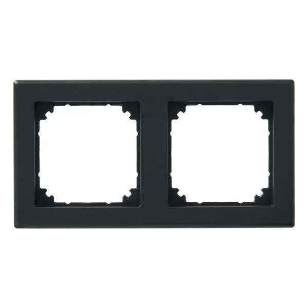 Schneider Electric System-M afdekraam 2-voudig M-smart Antraciet Schneider Electric System-M afdekraam 2-voudig M-smart Antraciet