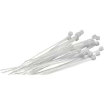 PREMIUM WIT KABELBINDERS 100MM X 2.5MM VOOR MONTAGE PC'S
