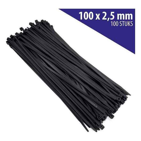 Bundelband 100 x 2,5 mm (ty-rap) (100 stuks) Bundelband 100 x 2,5 mm (ty-rap) (100 stuks)