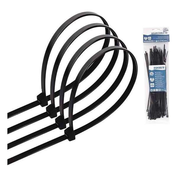 Tie Wraps - Tyrap - Igia Tie - 3.6x200mm - Zwart - 40 Stuks Tie Wraps - Tyrap - Igia Tie - 3.6x200mm - Zwart - 40 Stuks