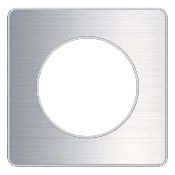 Afdekraam Odace Touch 1V - Geborsteld Aluminium - Schneider Electric - S520802J Afdekraam Odace Touch 1V - Geborsteld Aluminium - Schneider Electric - S520802J