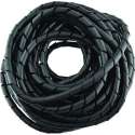 Spiral wrap kabelgeleider zwart -  bundel diameter: 8 - 80 mm