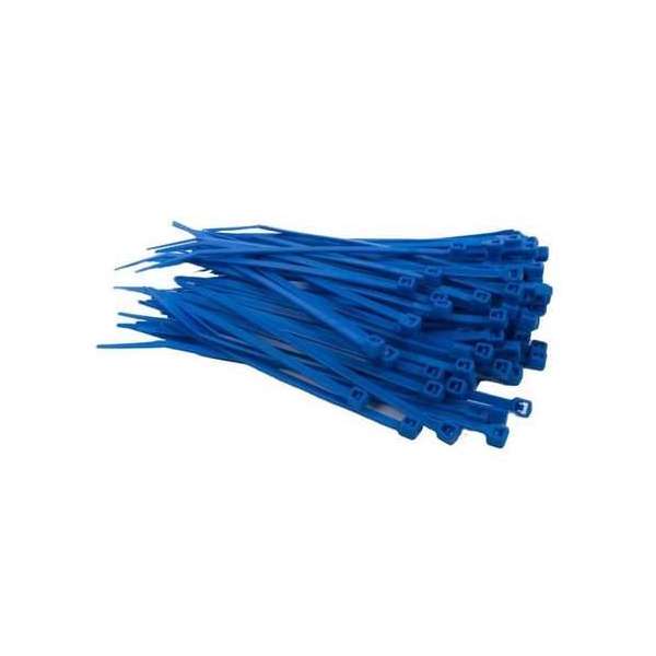 Blauw Kabelbinders 100MM X 2.5MM voor montage PC'S Blauw Kabelbinders 100MM X 2.5MM voor montage PC'S
