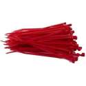 PREMIUM ROOD KABELBINDERS 100MM X 2.5MM VOOR MONTAGE PC'S