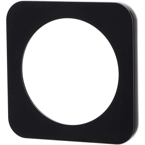 Afdekraam - Igna Jura - 1-voudig - Rond - Kunststof - Zwart Afdekraam - Igna Jura - 1-voudig - Rond - Kunststof - Zwart
