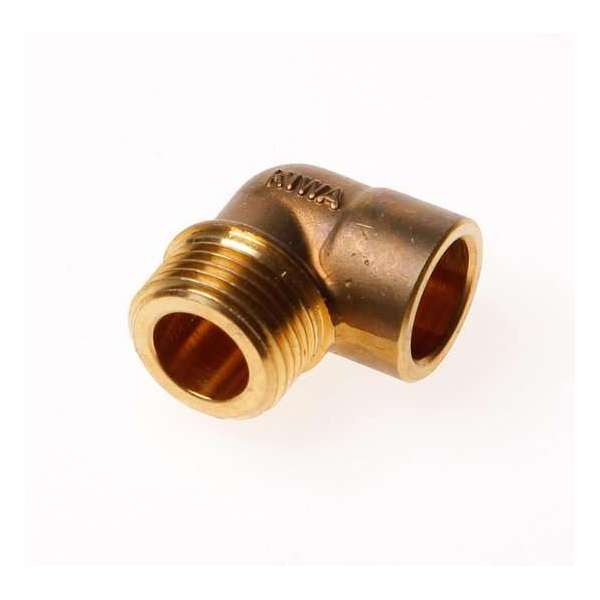 DPS Knie buitendraads kap 3/8" x 12mm DPS Knie buitendraads kap 3/8" x 12mm