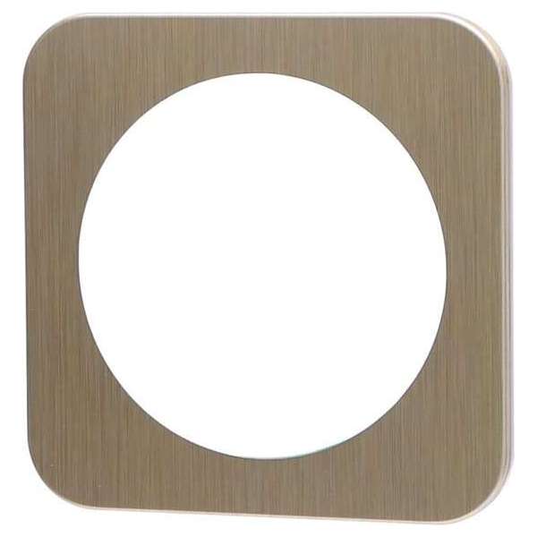 Afdekraam - Aigi Jura - 1-voudig - Rond - Aluminium - Goud Afdekraam - Aigi Jura - 1-voudig - Rond - Aluminium - Goud