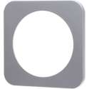 Afdekraam - Aigi Jura - 1-voudig - Rond - Kunststof - Zilver - BSE