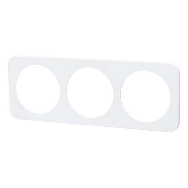 Afdekraam - Igna Jura - 3-voudig - Rond - Kunststof - Wit Afdekraam - Igna Jura - 3-voudig - Rond - Kunststof - Wit