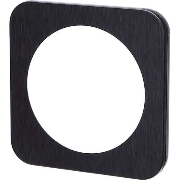 Afdekraam - Igna Jura - 1-voudig - Rond - Aluminium - Zwart Afdekraam - Igna Jura - 1-voudig - Rond - Aluminium - Zwart