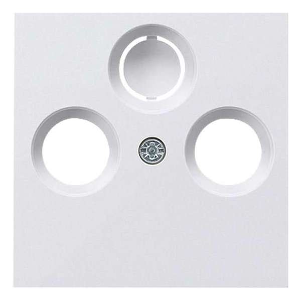 Gira System 55 centraalplaat – radio – tv – polarwit Gira System 55 centraalplaat – radio – tv – polarwit