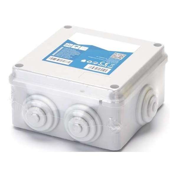 Lasdoos - Kabeldoos - Igna Lassy - Vierkant - Opbouw - 100x100x50mm - IP44 - Grijs Lasdoos - Kabeldoos - Igna Lassy - Vierkant - Opbouw - 100x100x50mm - IP44 - Grijs