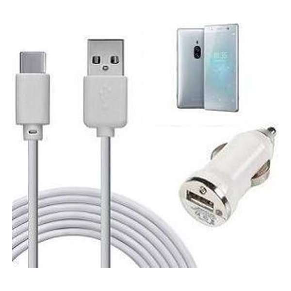 Sony Xperia XZ2 Premium Autolader USB C Sony Xperia XZ2 Premium Autolader USB C