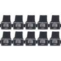 10 STKS Voertuig Auto Plastic Shell Rechte Vrouwelijke Terminal Push in Blade Cartridge PAL Fuse 80 Amp 32 V