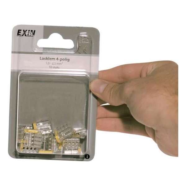 Q-link lasklem 1.0 t/m 2.5 mm² | 4 polig | 10 stuks Q-link lasklem 1.0 t/m 2.5 mm² | 4 polig | 10 stuks