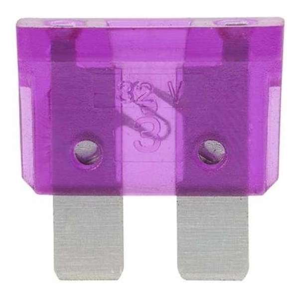 Pro Plus Steekzekeringen standaard 3A paars 6 stuks in blister Pro Plus Steekzekeringen standaard 3A paars 6 stuks in blister