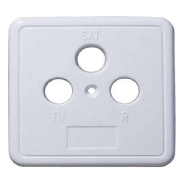 S-Impuls Afdekplaat voor 3-gats wandcontactdoos / wit S-Impuls Afdekplaat voor 3-gats wandcontactdoos / wit