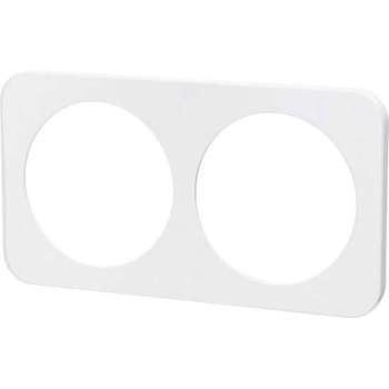 Afdekraam - Aigi Jura - 2-voudig - Rond - Kunststof - Wit - BES LED