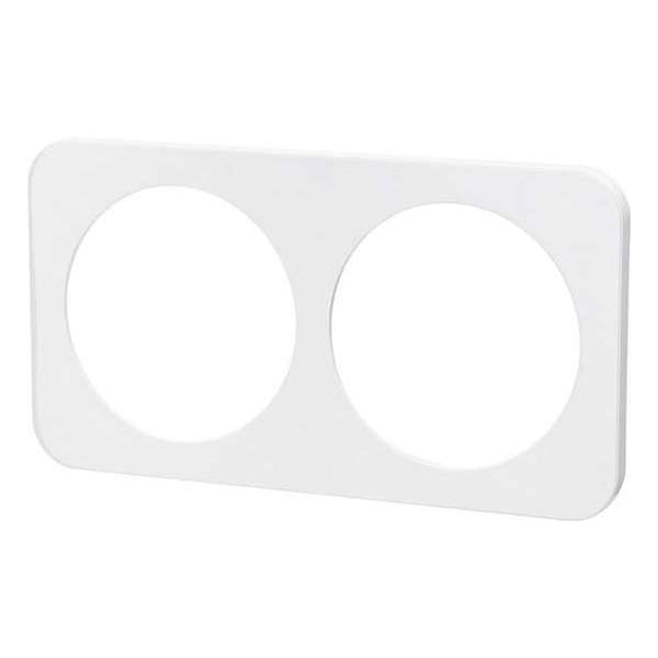 Afdekraam - Aigi Jura - 2-voudig - Rond - Kunststof - Wit - BES LED Afdekraam - Aigi Jura - 2-voudig - Rond - Kunststof - Wit - BES LED