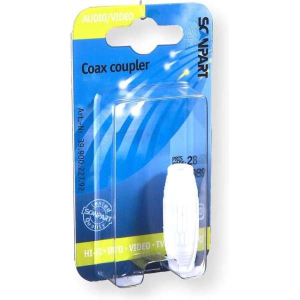 Scanpart - Scanpart Coax Verbinder 9.5mm - 30 Dagen Niet Goed Geld Terug Scanpart - Scanpart Coax Verbinder 9.5mm - 30 Dagen Niet Goed Geld Terug