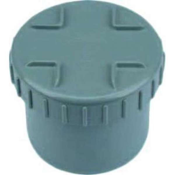 Wavin PVC Eindstuk met schroefdeksel 40/50 mm Wavin PVC Eindstuk met schroefdeksel 40/50 mm