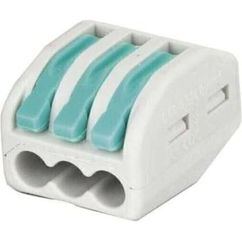 Showgear LED Cable connector 3 weg groen (Verpakking 10 stuks)