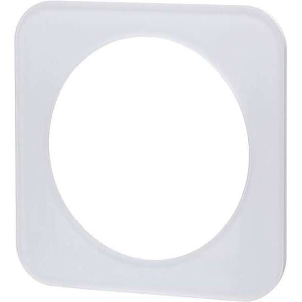 Afdekraam - Aigi Jura - 1-voudig - Rond - Glas - Wit - BSE Afdekraam - Aigi Jura - 1-voudig - Rond - Glas - Wit - BSE