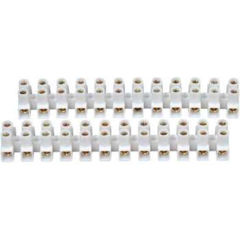 TQ4U kroonstrip / kroonsteentje | 10 mm² | wit | 2 strips van 12 stuks