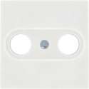 Jung A S500 – Afdekplaat voor coax (Wit)
