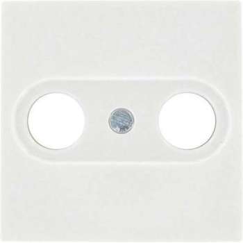 Jung A S500 – Afdekplaat voor coax (Wit)