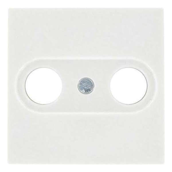 Jung A S500 – Afdekplaat voor coax (Wit)