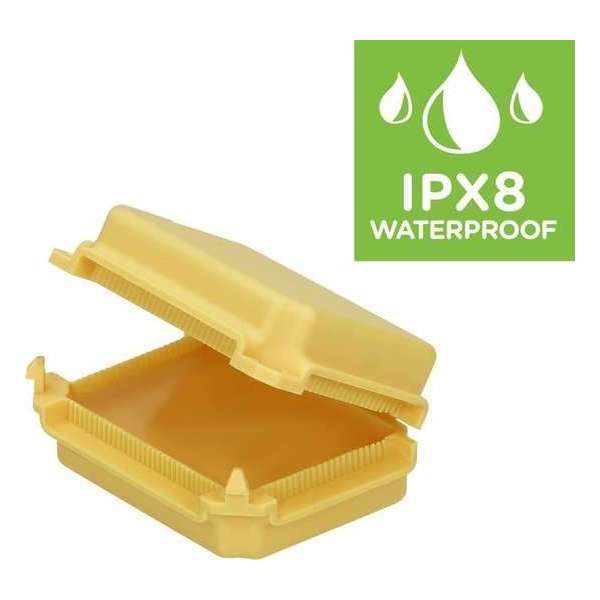 Gelbox IPX8 - Kabelmof voor het waterdicht maken van lasklemmen - Blister 1 stuks Gelbox IPX8 - Kabelmof voor het waterdicht maken van lasklemmen - Blister 1 stuks