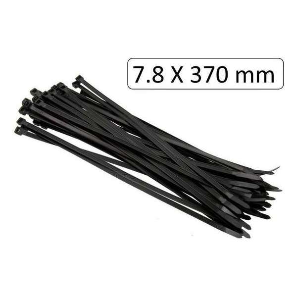 Tie Ribs 7.8 X 370 mm Zwart (50 stuks) Tie Ribs 7.8 X 370 mm Zwart (50 stuks)