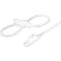 TRU COMPONENTS 1592904 TC-KTV145203 Knopenband 145 mm 2 mm Natuur Met dubbele kop 100 stuk(s)